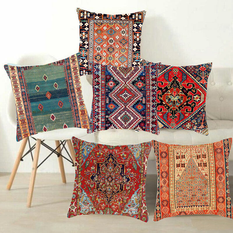 Etnisk Boho Mandala Print Kasteputevar Sofa Putetrekk Hjemmedekor Skanto