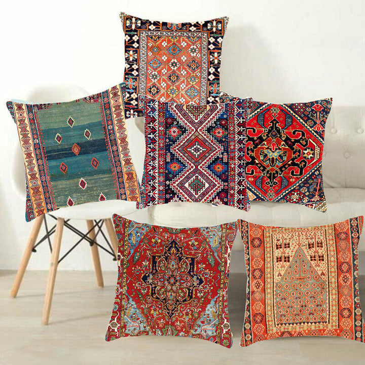 Etnisk Boho Mandala Print Kasteputevar Sofa Putetrekk Hjemmedekor Skanto