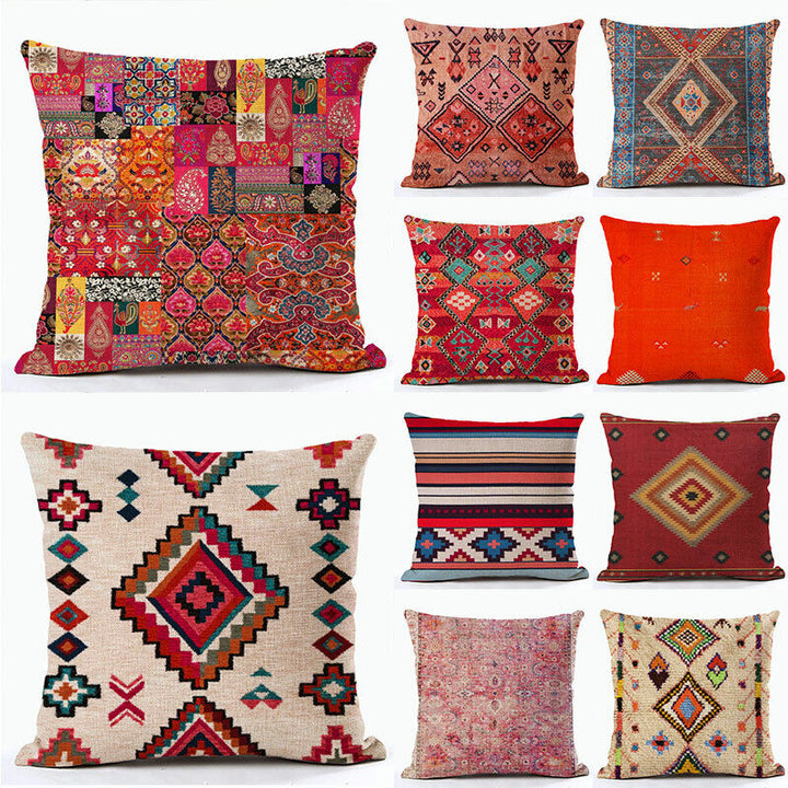 Etnisk Boho Mandala Print Kasteputevar Sofa Putetrekk Hjemmedekor Skanto