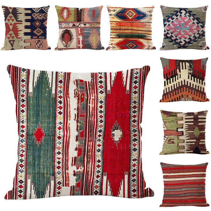 Etnisk Boho Mandala Print Kasteputevar Sofa Putetrekk Hjemmedekor Skanto