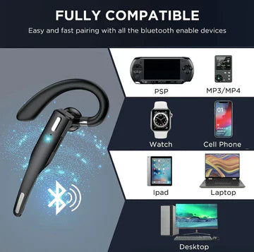 Skanto | Trucker Dual Mic Wireless Bluetooth 5.1 Støydempende Headset/Ørepropp