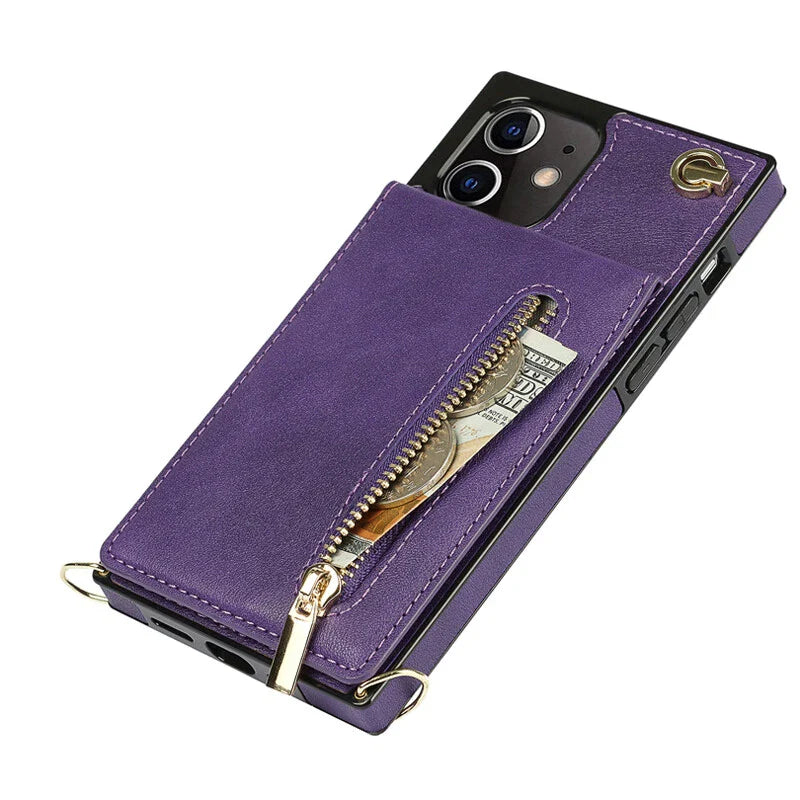 Skanto | 3i1 Telefonveske med kort- og myntlomme crossbody veske