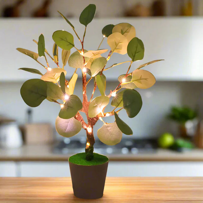 Skanto | FestiGlow - Juleglød LED-nattlys med dekorativ potte