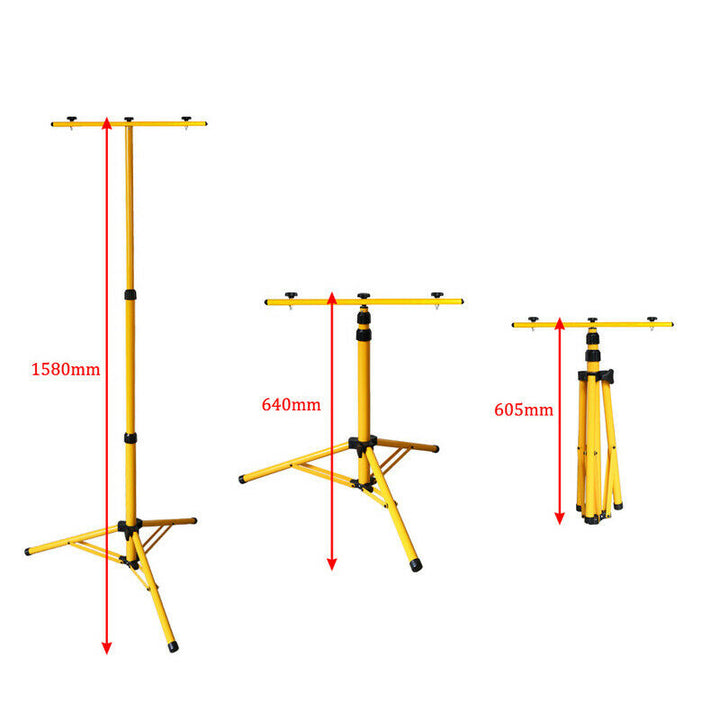 LED Flomlys med Stativ Konstruksjon Lys 2X50W Kald Hvit | Skanto
