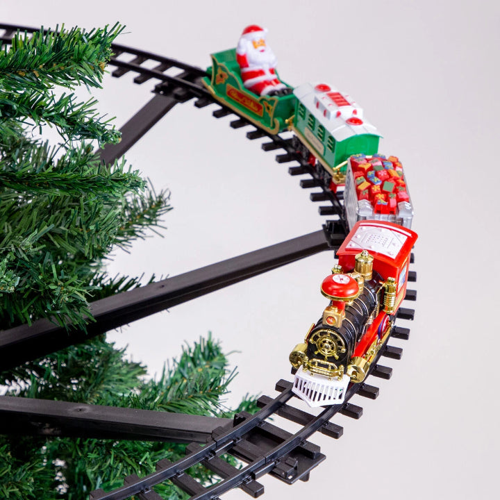 Skanto | KerstExpress Tre Tog – Ridetog med Lys, Lyd og Treholder