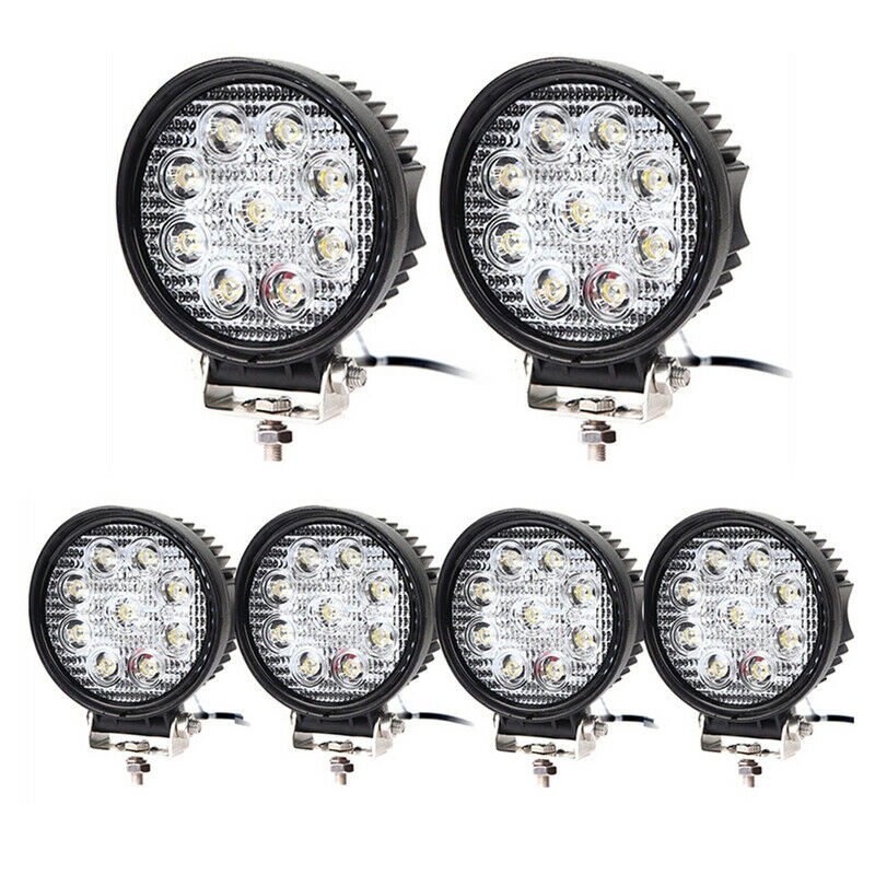 LED Arbeidslys 6X 27W Spotlight | Skanto