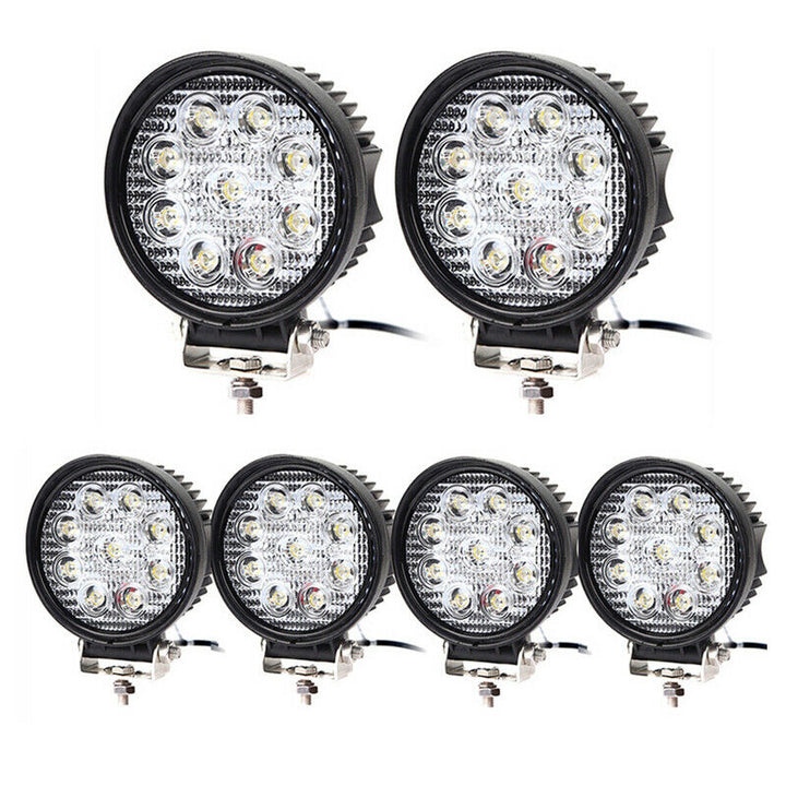 LED Arbeidslys 6X 27W Spotlight | Skanto