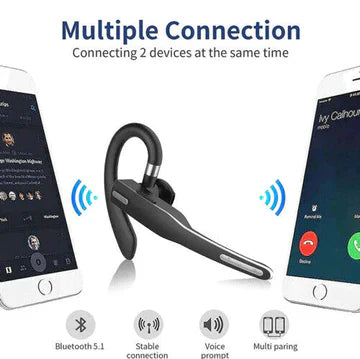 Skanto | Trucker Dual Mic Wireless Bluetooth 5.1 Støydempende Headset/Ørepropp
