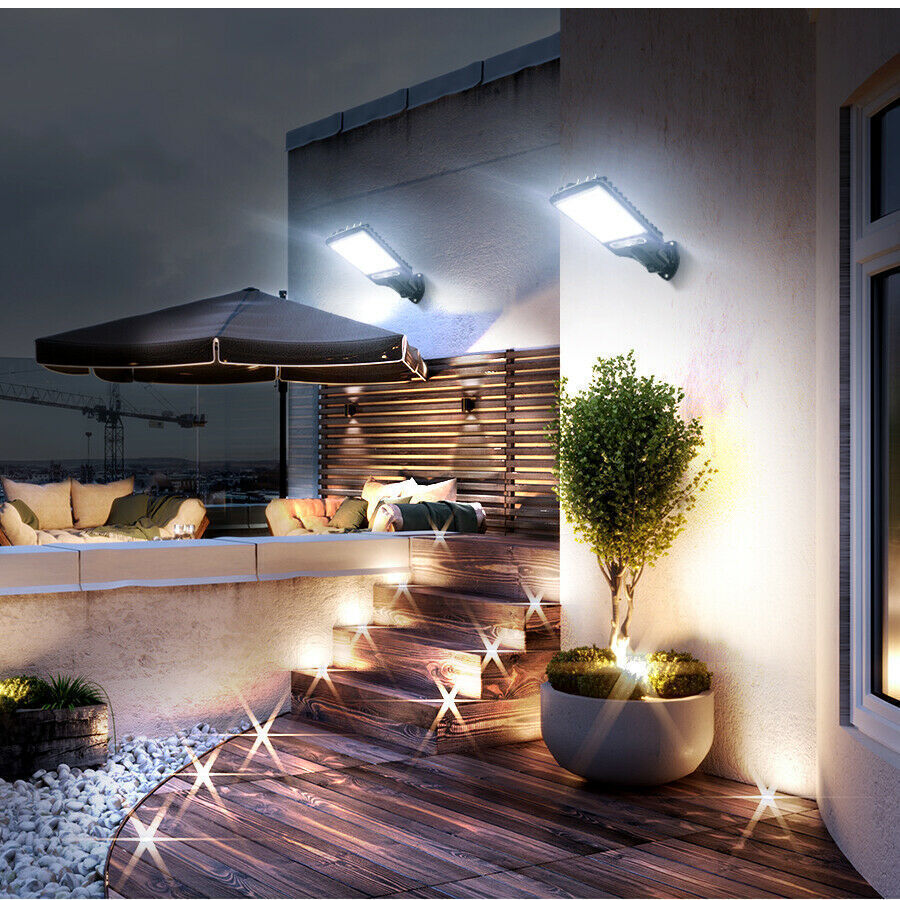 Premium solcel-drevet LED gate lampe | Skanto