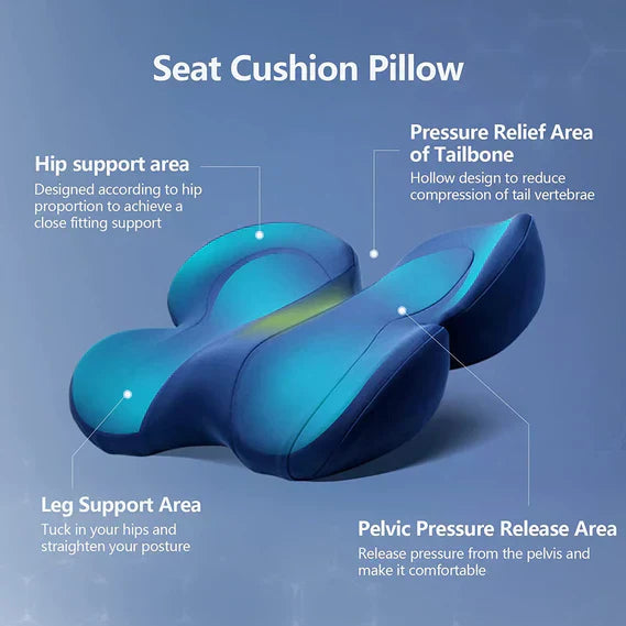 Skanto | OrthoComfort Setebeskyttelse med minneskum og ergonomisk form
