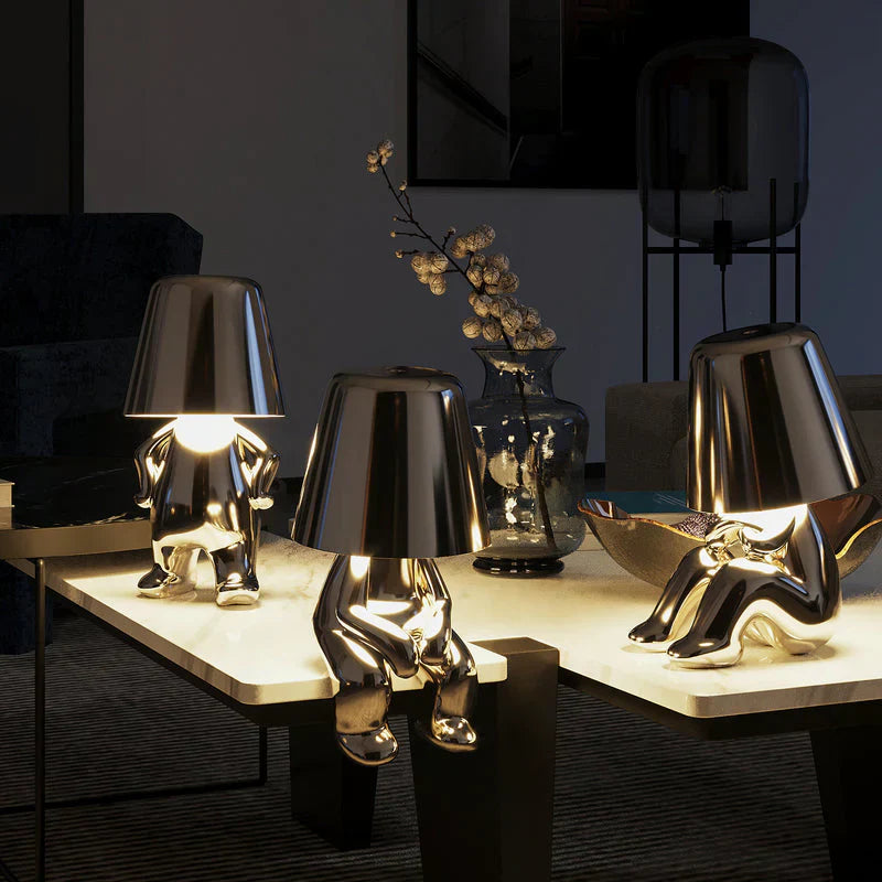 Lekende Dimmbar Bordlampe - LumoPals | Skanto