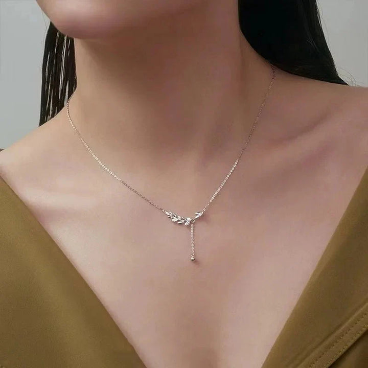 Skanto | S925 Diamant Tre Botanisk Halskjede