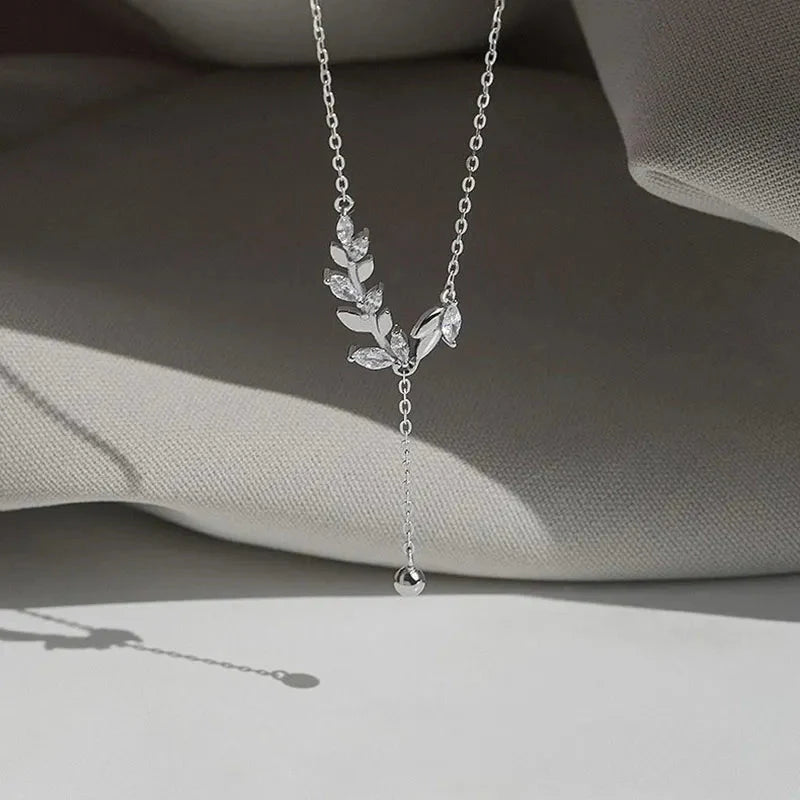 Skanto | S925 Diamant Tre Botanisk Halskjede
