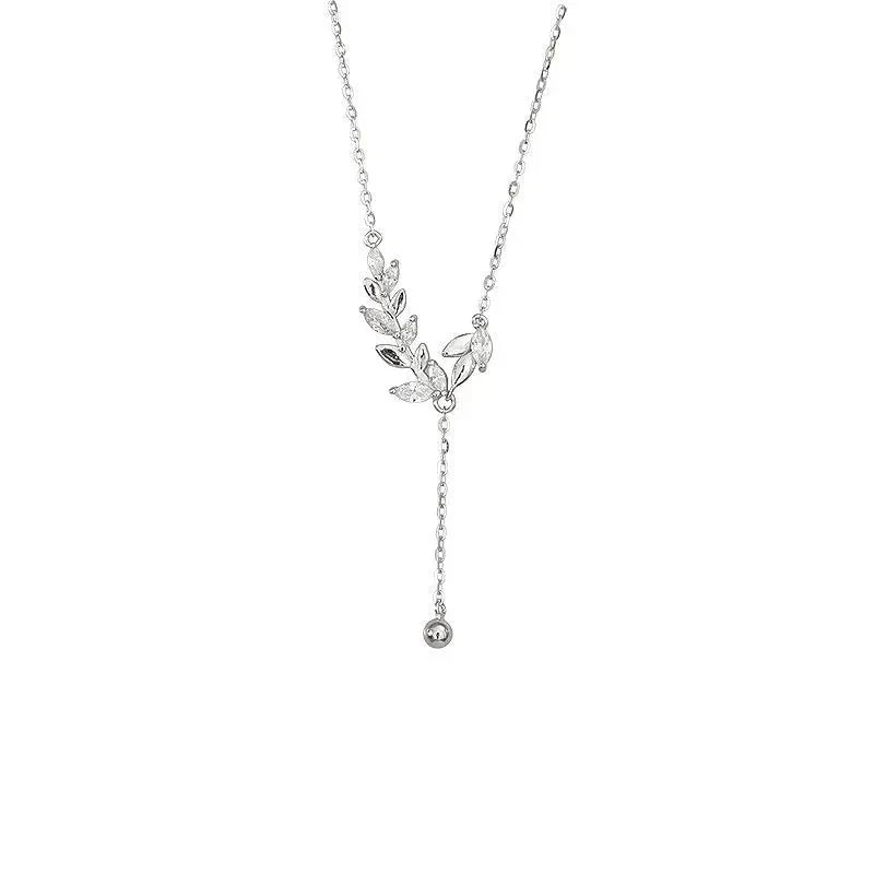 Skanto | S925 Diamant Tre Botanisk Halskjede