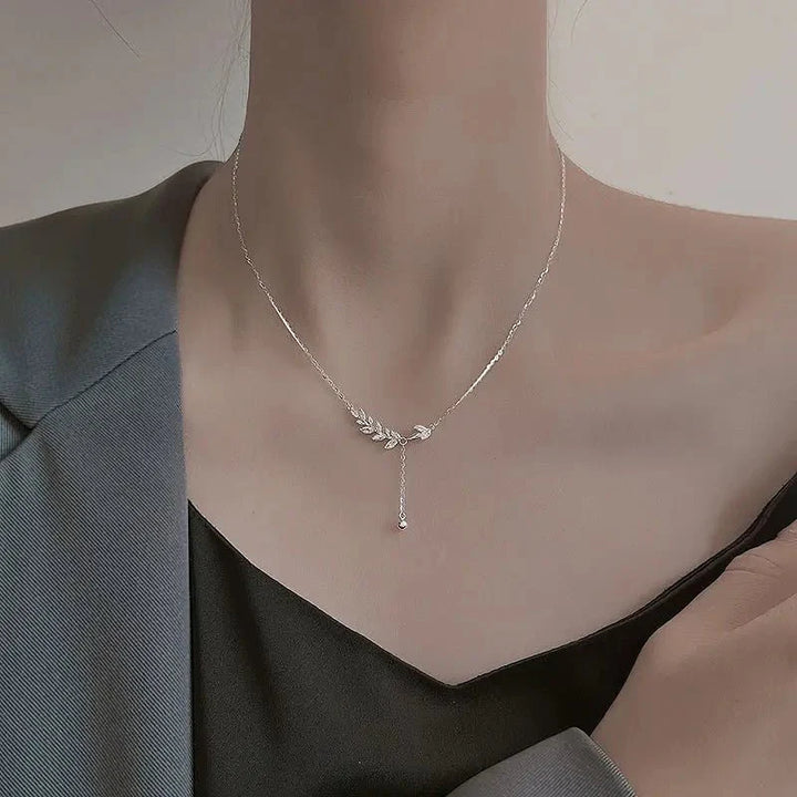 Skanto | S925 Diamant Tre Botanisk Halskjede