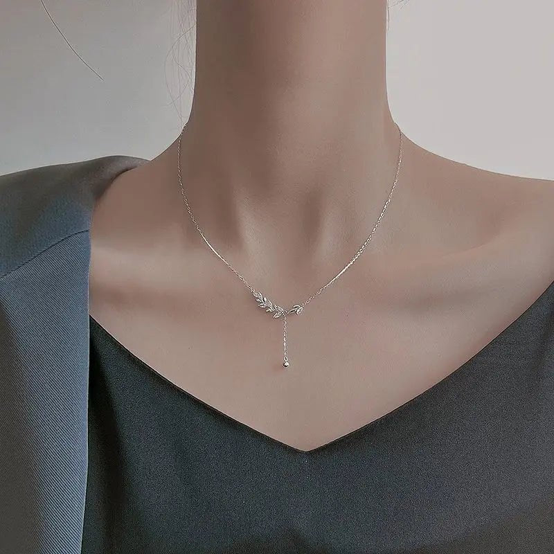 Skanto | S925 Diamant Tre Botanisk Halskjede