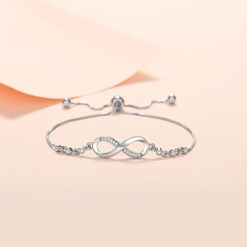 Skanto | S925 Uendelig Diamant Kjærlighet Armbånd