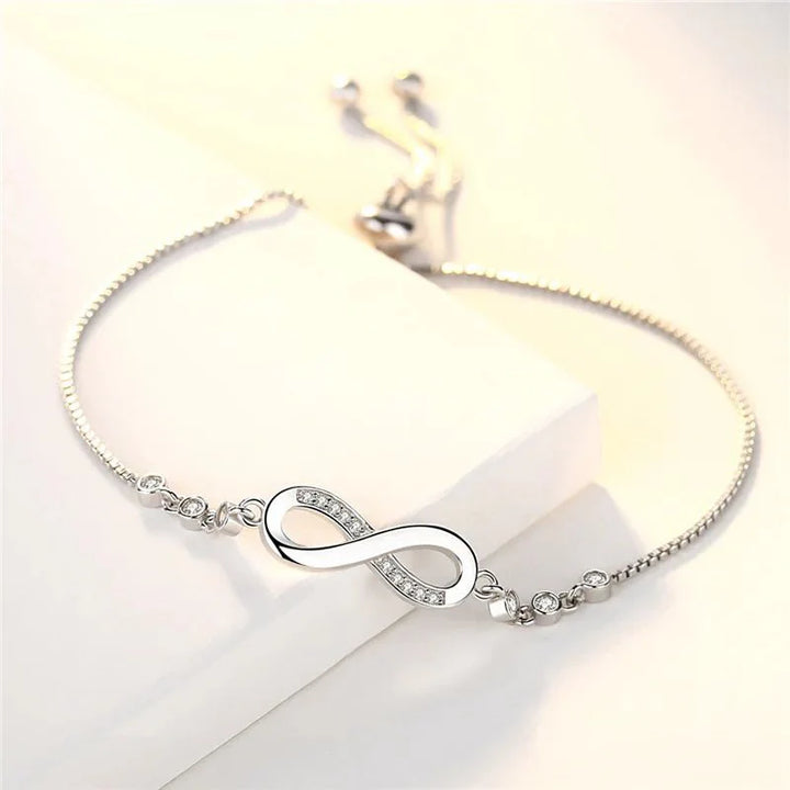 Skanto | S925 Uendelig Diamant Kjærlighet Armbånd