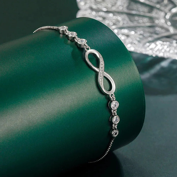 Skanto | S925 Uendelig Diamant Kjærlighet Armbånd