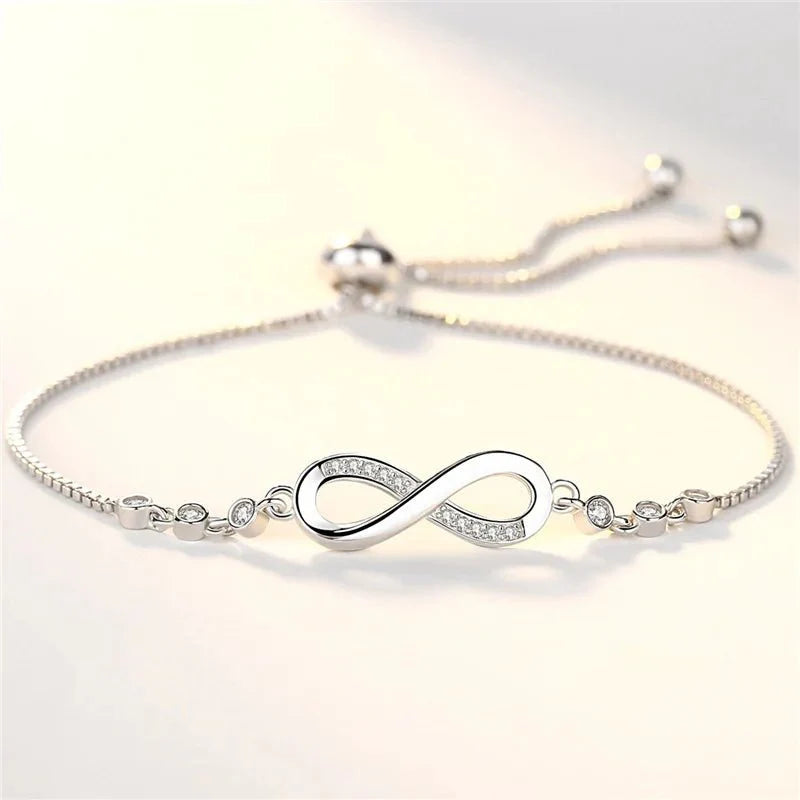 Skanto | S925 Uendelig Diamant Kjærlighet Armbånd