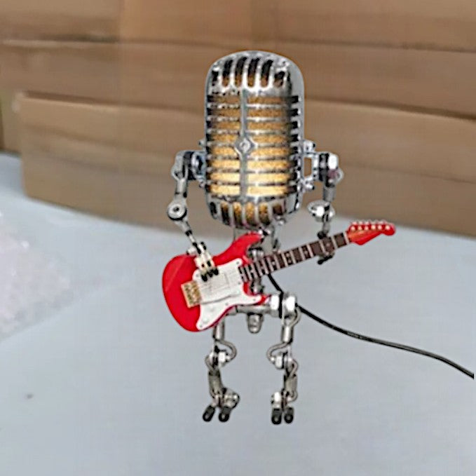 Skanto | Bordlampe Robot Metall Industriell Design