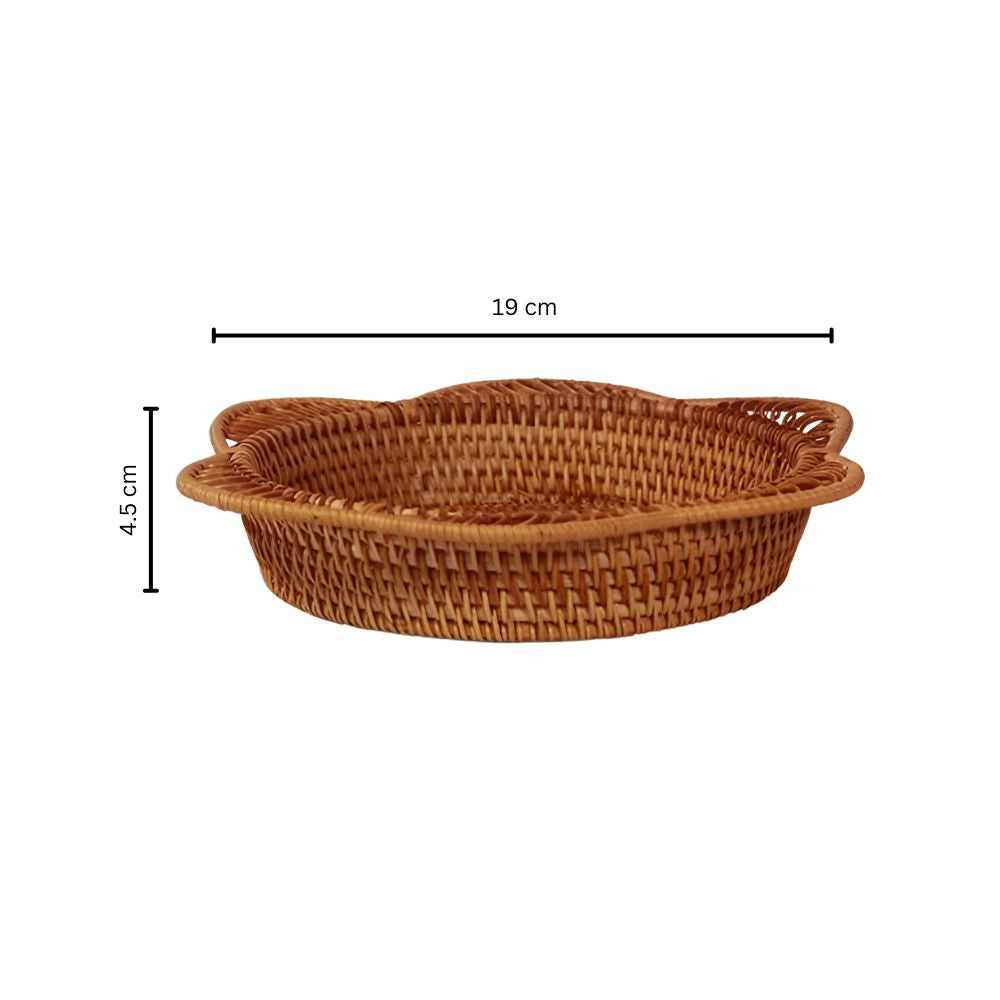 Skanto | Håndvevd Rattan Blomsterkurv