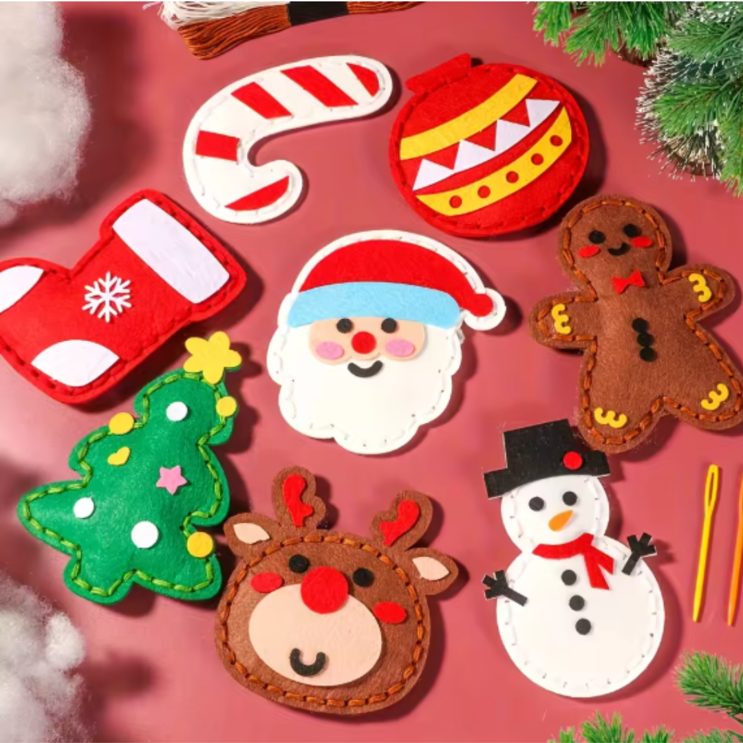 Skanto | Trygg DIY Filtnålesett for Julepynt