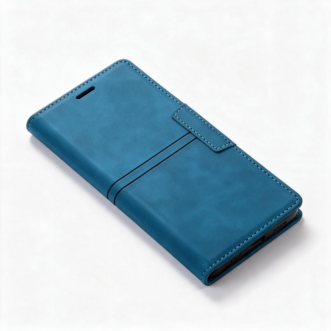 Google Pixel Leder-Wallet-Hülle | Magnetisches Flip-Case mit Schutzfunktion