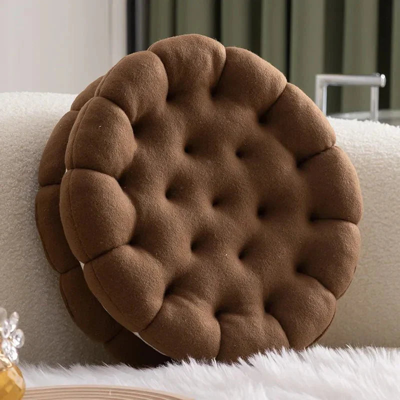 Sandwich Kjeks Sofa Putetrekk Rundt Bomull Vevd Design | Skanto