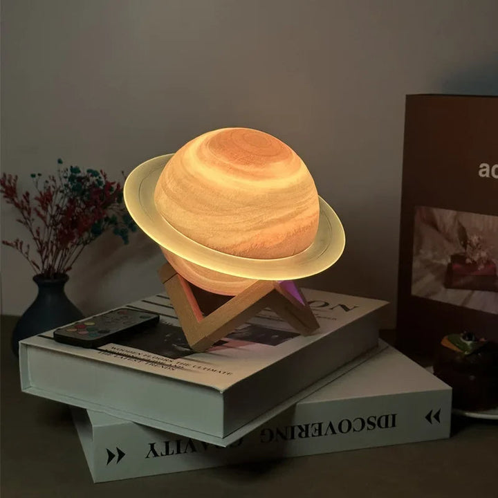 Skanto | Galaxy Saturn Bluetooth Høyttaler med Nattlys