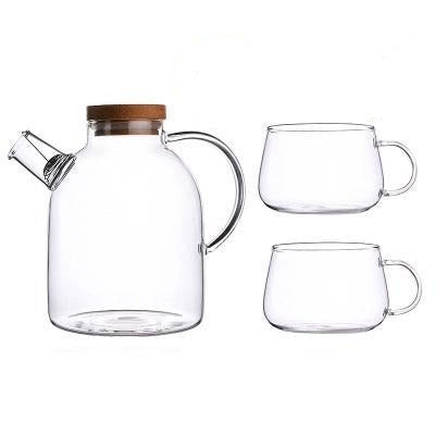 Skandinavisk glass tekannesett