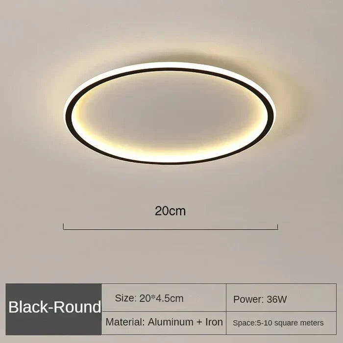 Skanto | Skandinavisk Rund Taklampe - AuroraSphere