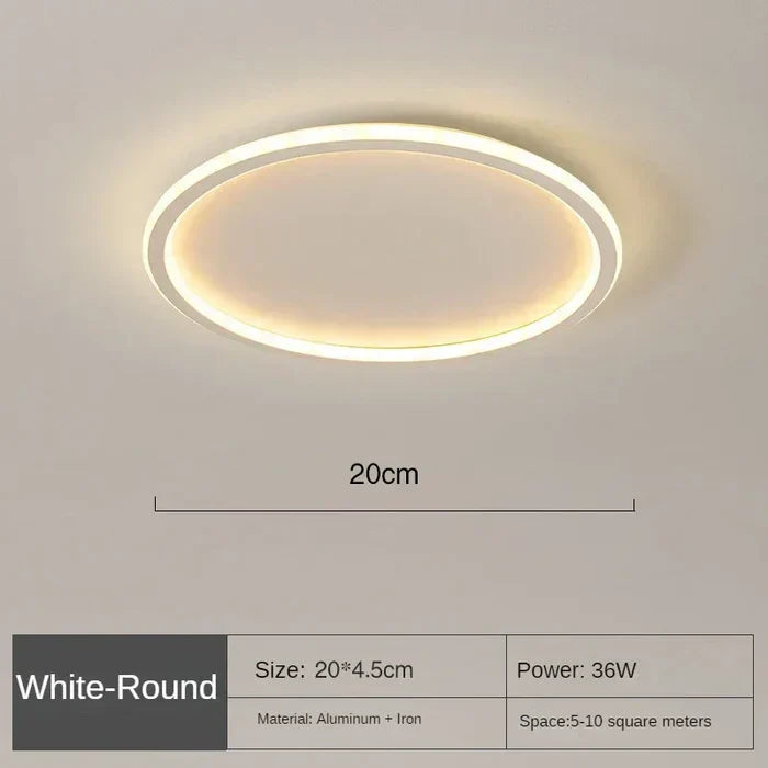 Skanto | Skandinavisk Rund Taklampe - AuroraSphere