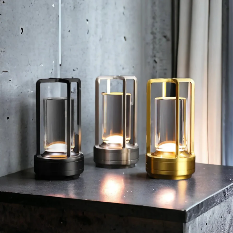 Skanto | Skandinavisk Trådløs LED Bordlampe - NordicaGlow