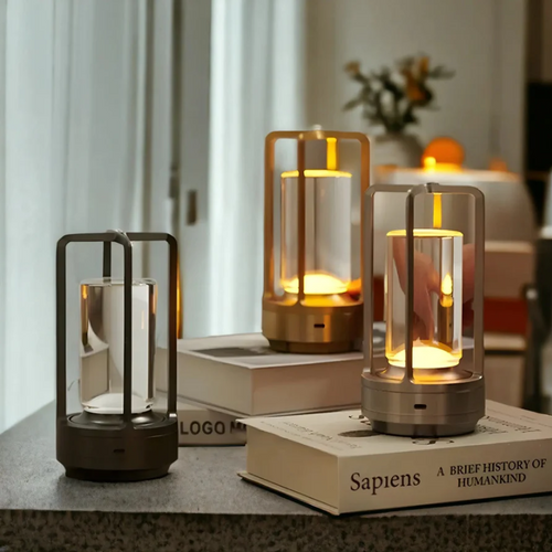 Skanto | Skandinavisk Trådløs LED Bordlampe - NordicaGlow