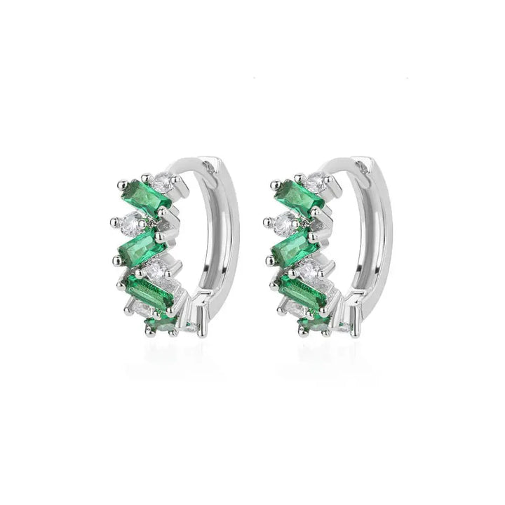 Skanto | Spredte Diamant Hoop Øredobber