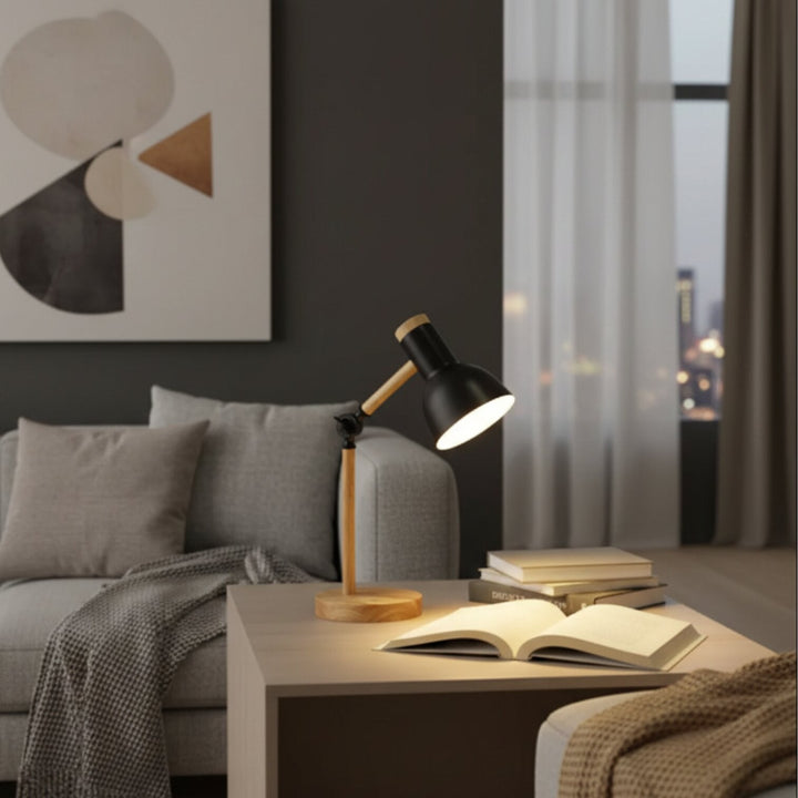 HoutLicht Skrivebordslampe for Skrivebord | Skanto