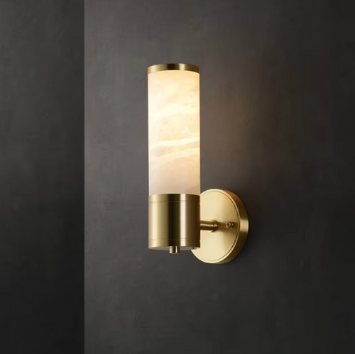 Skanto | Stilig vegglampe i gullskygge inspirert