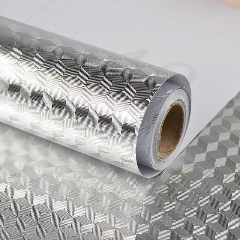Selvklebende aluminium kjøkkenklistremerke vanntett oljeproof tapet | Skanto