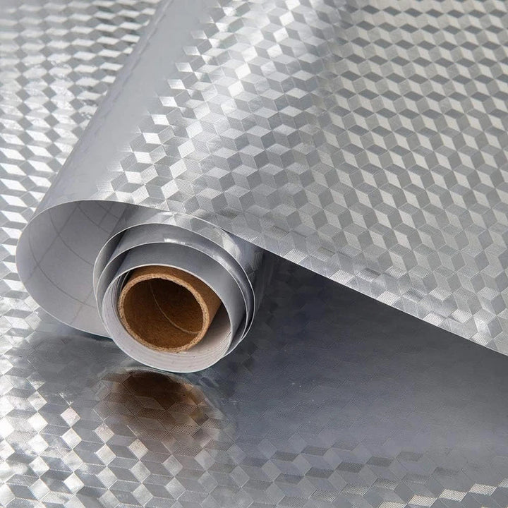 Selvklebende aluminium kjøkkenklistremerke vanntett oljeproof tapet | Skanto