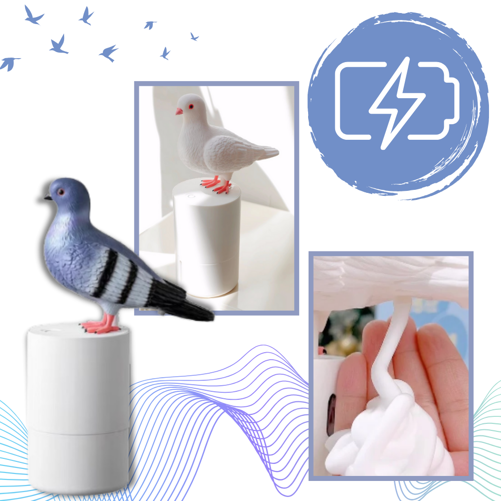Skanto | Automatischer Vogel-Seifenspender | Berührungslose Sensorbedienung