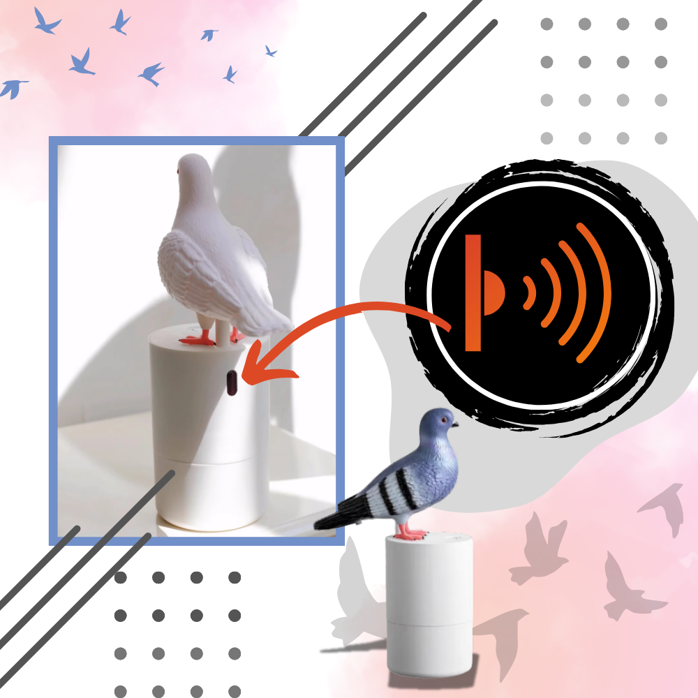 Skanto | Automatischer Vogel-Seifenspender | Berührungslose Sensorbedienung