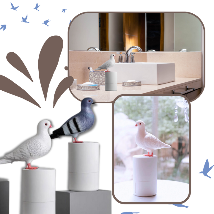 Skanto | Automatischer Vogel-Seifenspender | Berührungslose Sensorbedienung