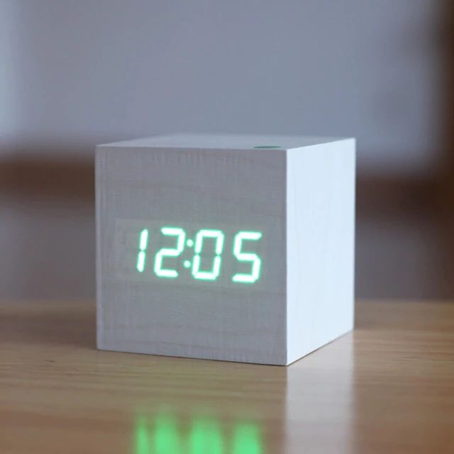 Skanto | Cube Digital Bordklokke Moderne Interiørdekor