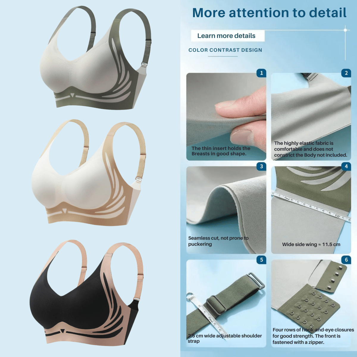 Norvo | SERENITYFIT – Trådløs BH for hele dagen komfort og naturlig støtte