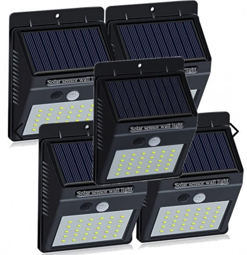 Skanto | Sett med 5 solenergi LED utendørslamper – LumaPath