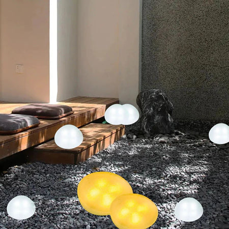 Skanto | Sol Pebble Lys for Utendørs Bruk