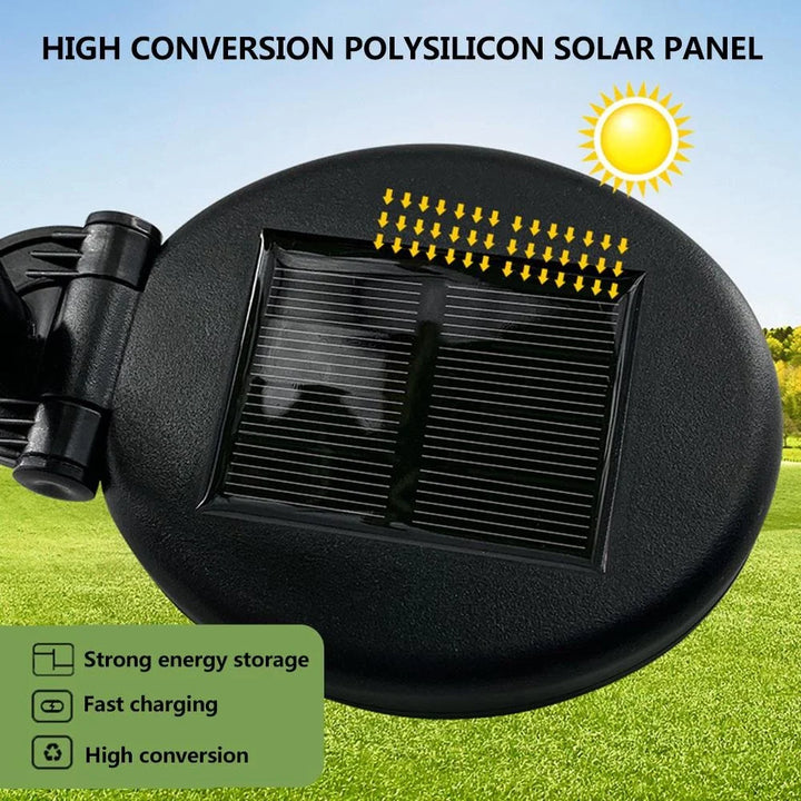 Skanto | Solfylte rose lys – hagepinner med solcellepanel for dekorativ belysning