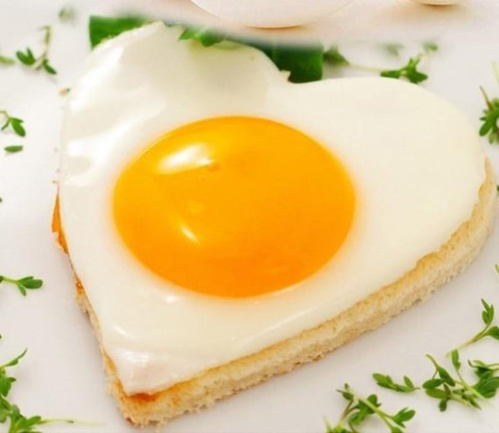 Skanto | Stål Stekt Egg Pannekake Formings Mold 4 stk sett