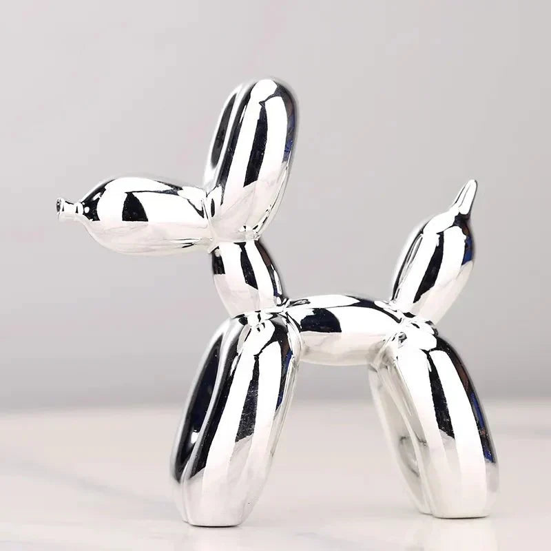 Balloon Dog Sculpture | Shiny Resin Decoration | Multiple Colors